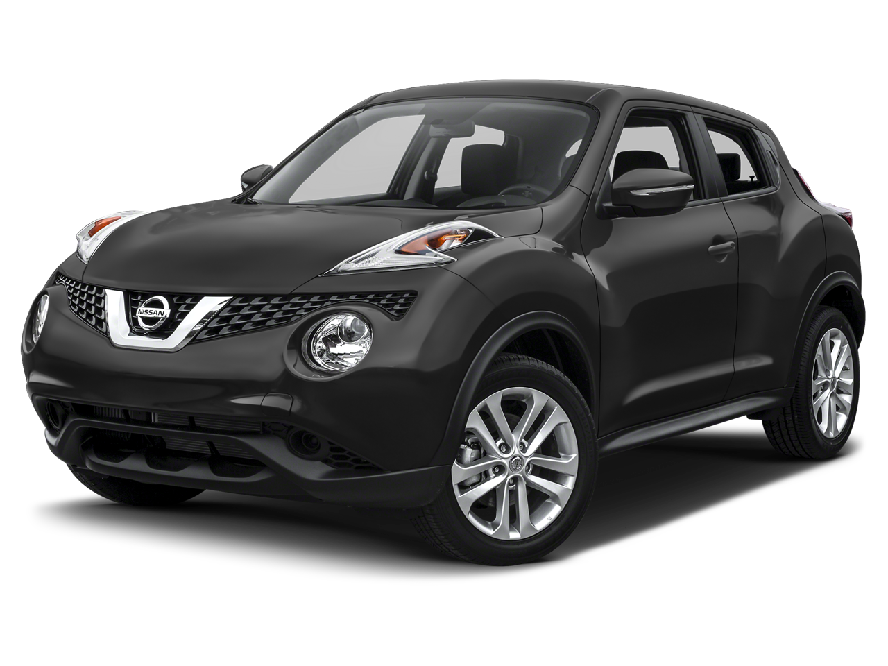 2015 Nissan Juke SV in Gun Metallic — front three-quarter view