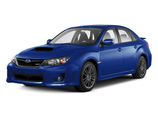 2011 Subaru Impreza WRX in Wr Blue Pearl — front three-quarter view