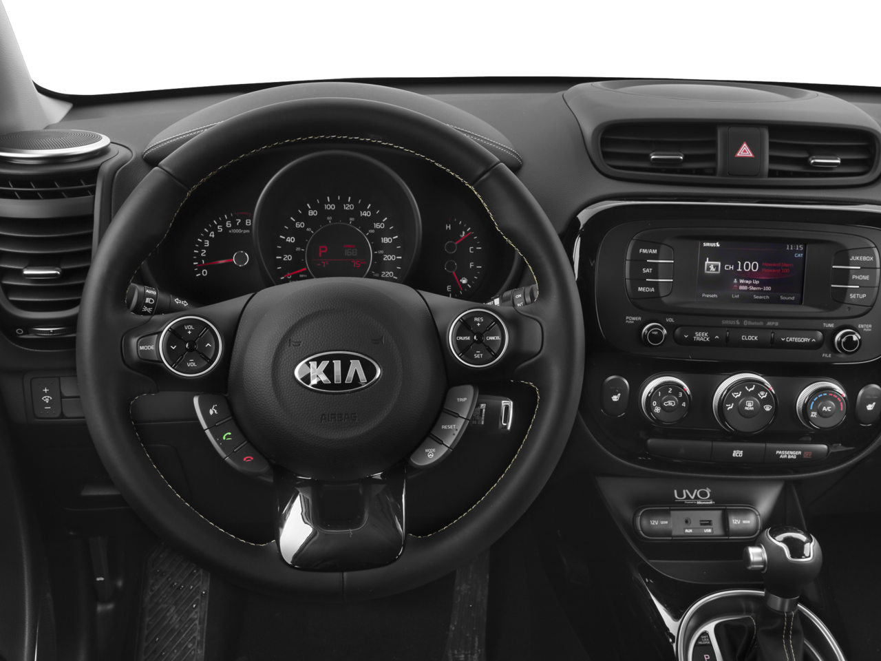 2016 Kia Soul — interior view