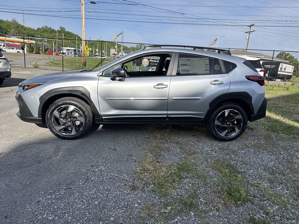 2026 Subaru CROSSTREK Limited in Ice Silver Metallic — front three-quarter view