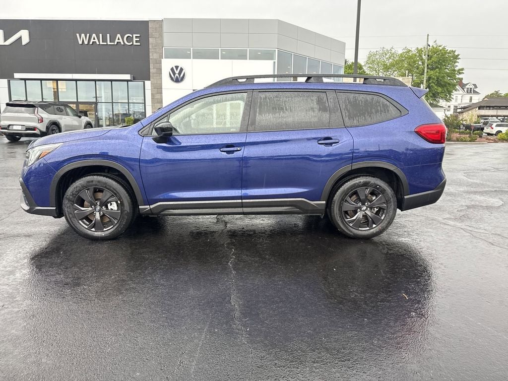 2026 Subaru ASCENT Premium 7-Passenger in Sapphire Blue Pearl — front three-quarter view