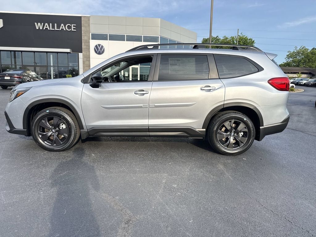 2026 Subaru ASCENT Premium 7-Passenger in Ice Silver Metallic — front three-quarter view