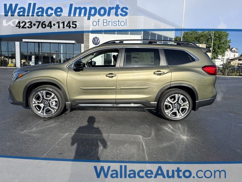 2026 Subaru ASCENT Limited 7-Passenger in Autumn Green Metallic — front three-quarter view