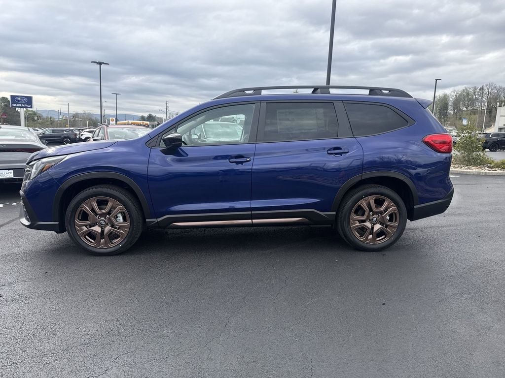 2026 Subaru ASCENT Limited Bronze Edition 7-Passenger in Sapphire Blue Pearl — front three-quarter view