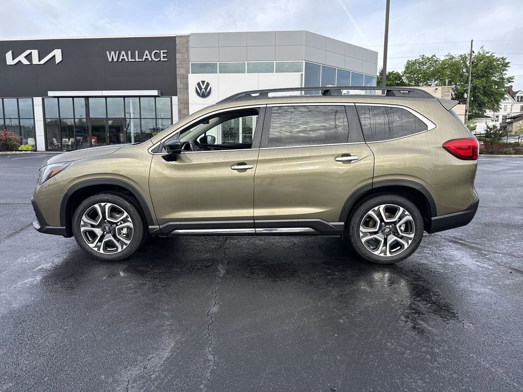 2026 Subaru ASCENT Touring 7-Passenger in Autumn Green Metallic — front three-quarter view