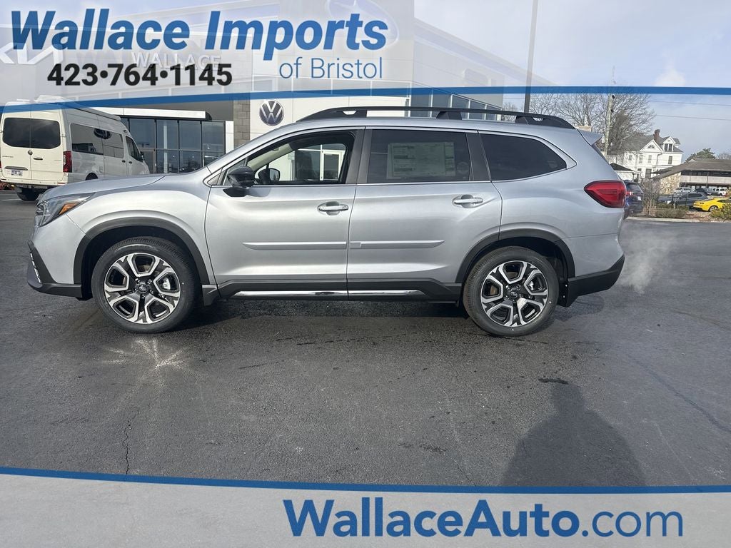 2026 Subaru ASCENT Touring 7-Passenger in Ice Silver Metallic — front three-quarter view
