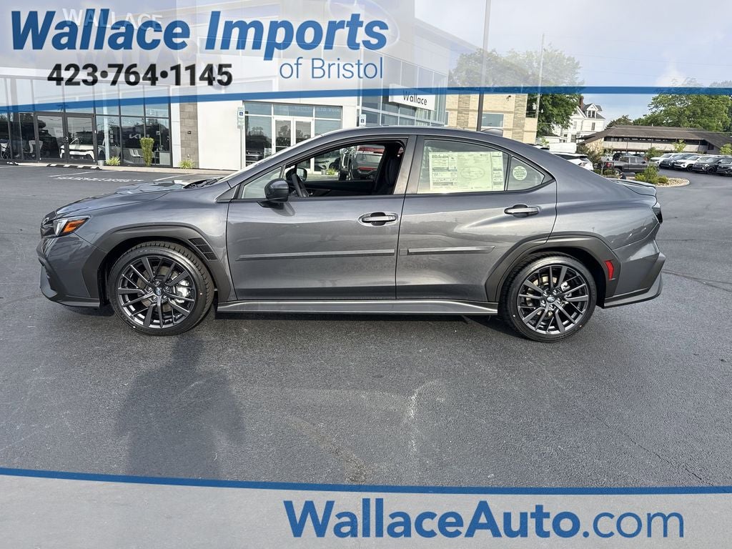2026 Subaru WRX Premium in Magnetite Gray Metallic — front three-quarter view