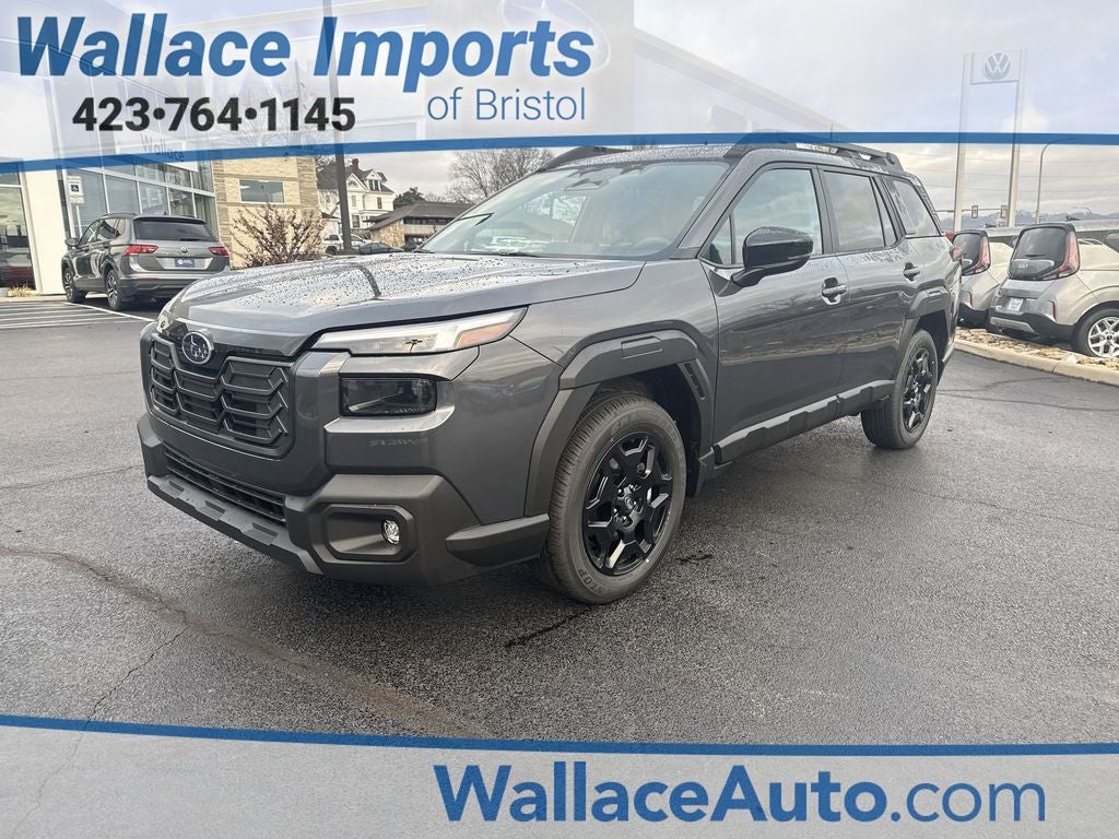 2026 Subaru OUTBACK Limited in Magnetite Gray Metallic — front three-quarter view
