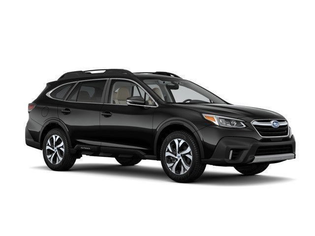 2022 Subaru Outback Limited XT in Crystal Black Silica — front three-quarter view