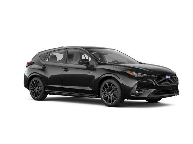 2026 Subaru Impreza 2.5RS in Crystal Black Silica — front three-quarter view