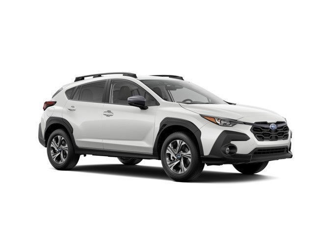 2024 Subaru Crosstrek Premium in Crystal White Pearl — front three-quarter view