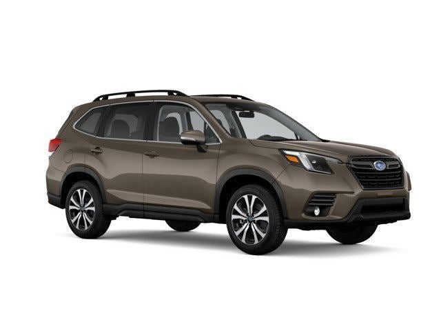 2022 Subaru Forester Limited in Brilliant Bronze Metallic — front three-quarter view